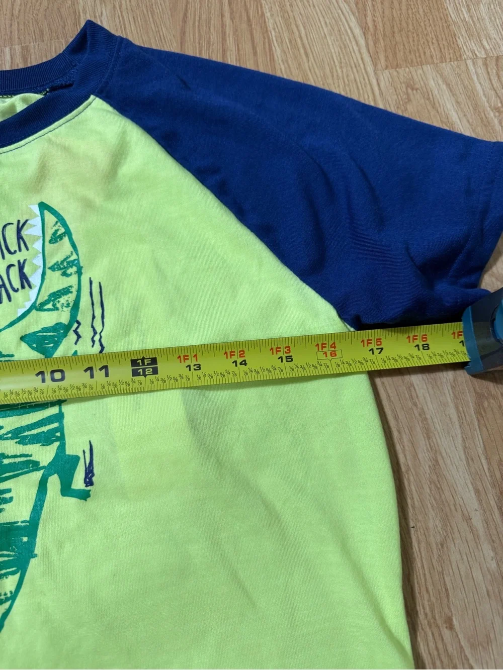 Gymboree Lime & Navy Alligator Two-Piece Pajama Set - Size L (10/12 )